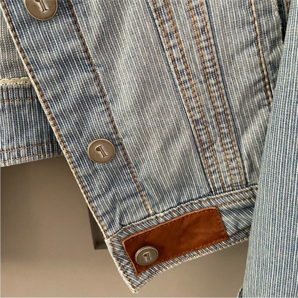 Anthropologie Pilcro and the Letterpress denim railroad stripe jacket - Picture 5 of 7